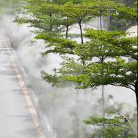 高壓噴霧系統霧森系統景觀噴霧降溫加濕高壓霧化系統